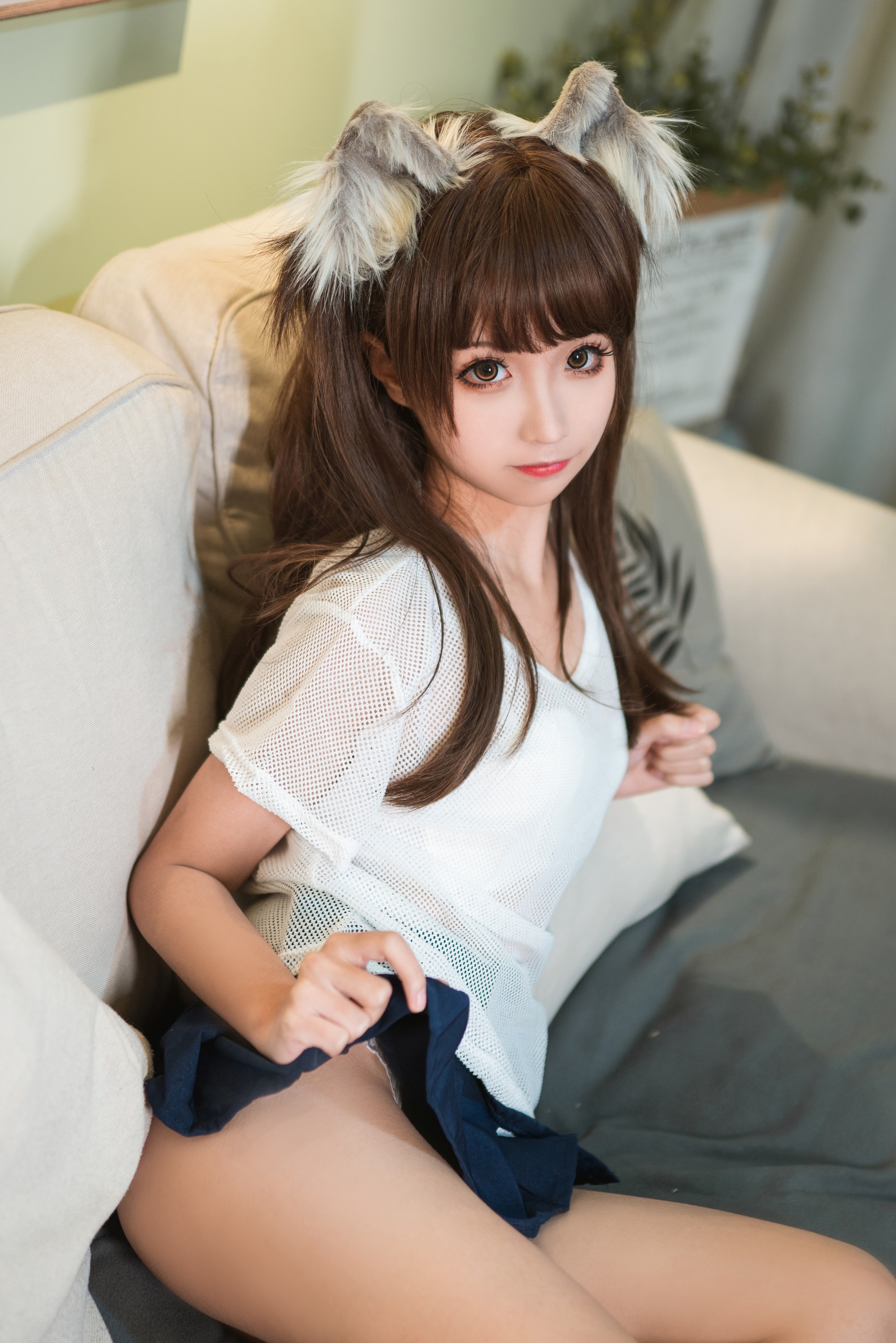 蠢沫沫 - NO.017 短裙猫耳[40P]-XikXak